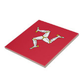 Flagge der Isle of Man Fliese (Seite)