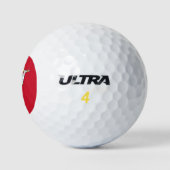 Flagge der Isle of Man Golfball (Logo)