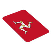 Flagge der Isle of Man Magnet (Rechte Seite)