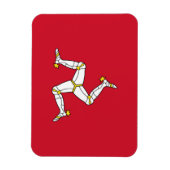 Flagge der Isle of Man Magnet (Vertikal)