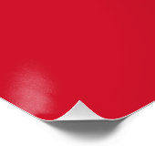 Flagge der Isle of Man Poster (Ecke)