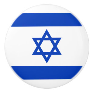 Flagge der israelischen Keramik Knob Keramikknauf