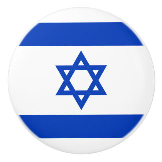 Flagge der israelischen Keramik Knob Keramikknauf