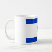 Flagge der israelischen Tasse (Links)