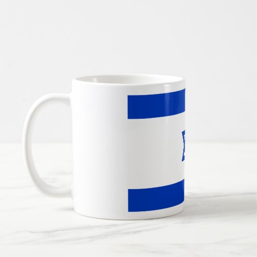 Flagge der israelischen Tasse (Links)