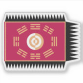 Flagge der Joseon-Dynastie Aufkleber (Vorderseite)