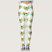 Flagge der Jungfrau der Vereinigten Staaten Leggings (Vorderseite)