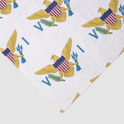 Flagge der Jungfrau der Vereinigten Staaten Seidenpapier (Ausschnitt)