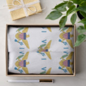 Flagge der Jungfrau der Vereinigten Staaten Seidenpapier (Geschenk)