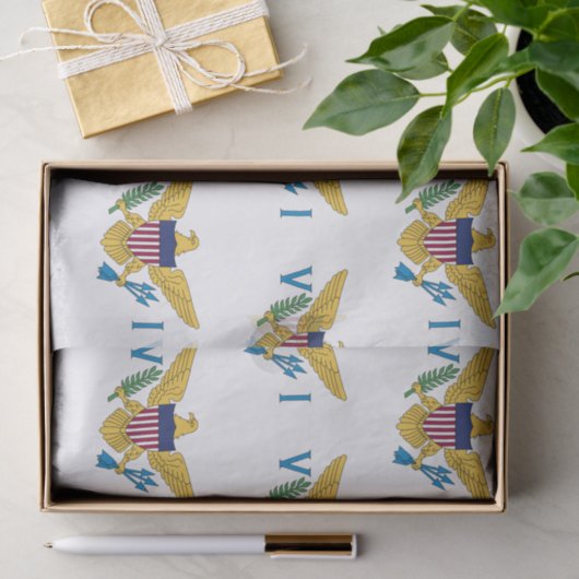 Flagge der Jungfrau der Vereinigten Staaten Seidenpapier (Geschenk)