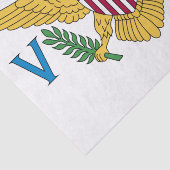 Flagge der Jungfrau der Vereinigten Staaten Seidenpapier (Ausschnitt)