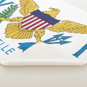 Flagge der Jungfrau der Vereinigten Staaten Sherpadecke (3/4)