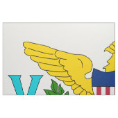 Flagge der Jungfrau der Vereinigten Staaten Stoff (Fat Quarter (45,7 x 55,9 cm))