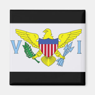 Flagge der Jungfrau Magnet