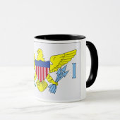 Flagge der Jungfrau Tasse (VorderseiteRechts)
