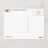 Flagge der Jungfrauen Postkarte (Rückseite)