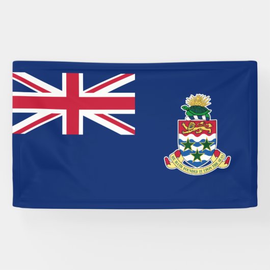 Flagge der Kaimaninseln Banner (Horizontal)