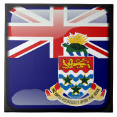 Flagge der Kaimaninseln Fliese (Vorderseite)