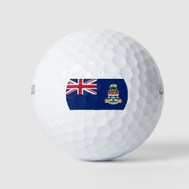Flagge der Kaimaninseln Golfball