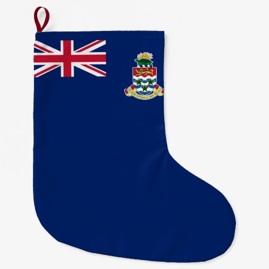 Flagge der Kaimaninseln Großer Weihnachtsstrumpf (Vorderseite)