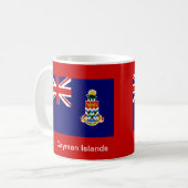 Flagge der Kaimaninseln Kaffeetasse (Vorderseite Links)