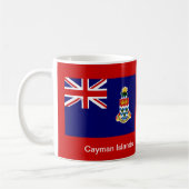 Flagge der Kaimaninseln Kaffeetasse (Links)