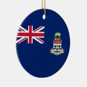 Flagge der Kaimaninseln Keramik Ornament (Rechts)