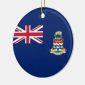 Flagge der Kaimaninseln Keramik Ornament (Links)