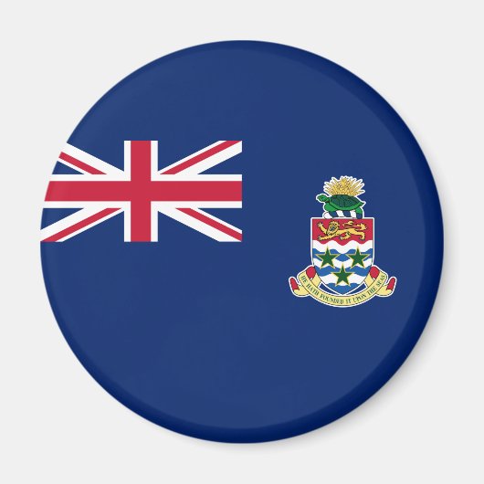 Flagge der Kaimaninseln Magnet (Vorne)
