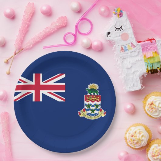 Flagge der Kaimaninseln Pappteller (Party)