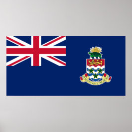 Flagge der Kaimaninseln Poster