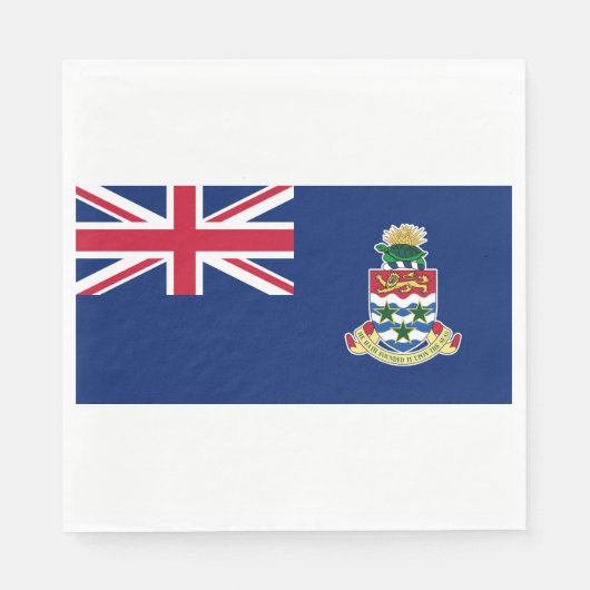 Flagge der Kaimaninseln Serviette (Vorderseite)