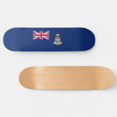 Flagge der Kaimaninseln Skateboard (Horizontal)