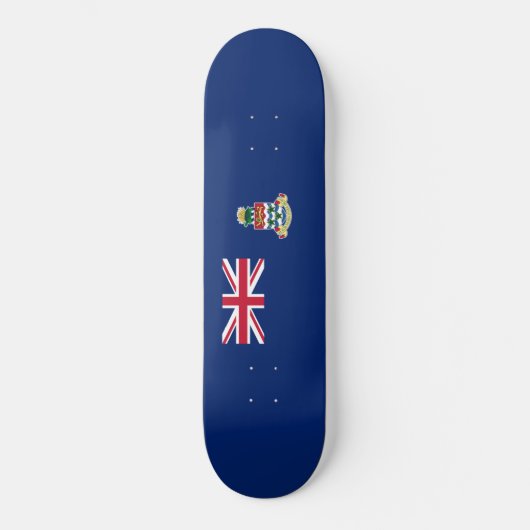 Flagge der Kaimaninseln Skateboard (Vorderseite)