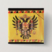 Flagge der Kaiserhabsburger-Dynastie, c.1700 Button (Vorderseite)