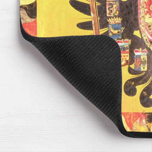 Flagge der Kaiserhabsburger-Dynastie, c.1700 Mousepad (Ecke)