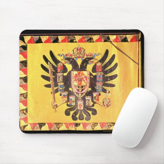 Flagge der Kaiserhabsburger-Dynastie, c.1700 Mousepad (Mit Mouse)