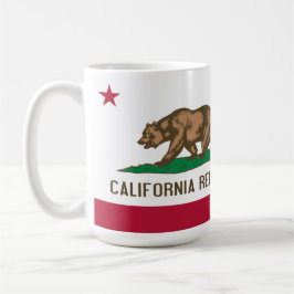Flagge der Kalifornien-Kaffee-Tee-Tasse Kaffeetasse