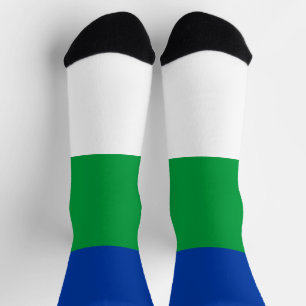 Flagge der Komi-Republik Socken