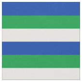 Flagge der Komi-Republik Stoff (Nahaufnahme)