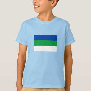 Flagge der Komi-Republik T-Shirt