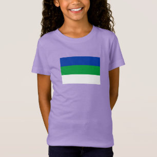 Flagge der Komi-Republik T-Shirt