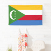 Flagge der Komoren Banner (Insitu)