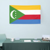 Flagge der Komoren Banner (Messeveranstaltung)