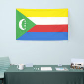Flagge der Komoren Banner (Messeveranstaltung)