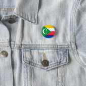 Flagge der Komoren Button (Beispiel)