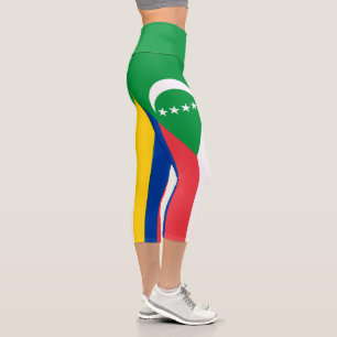 Flagge der Komoren Capri Leggings
