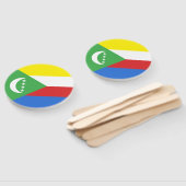 Flagge der Komoren Fächer (Non-assembled)