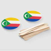Flagge der Komoren Fächer (Non-assembled)