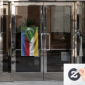 Flagge der Komoren Fensteraufkleber (Büro Tür)